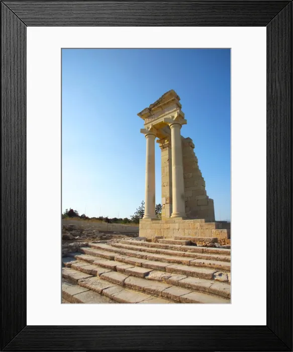 Framed Print : The Sanctuary of Apollo Hylates Temple, Greek Cyprus Framed Print : The Sanctuary of Apollo Hylates Temple, Greek Cyprus