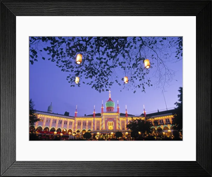 Framed Print : Tivoli Gardens Framed Print : Tivoli Gardens