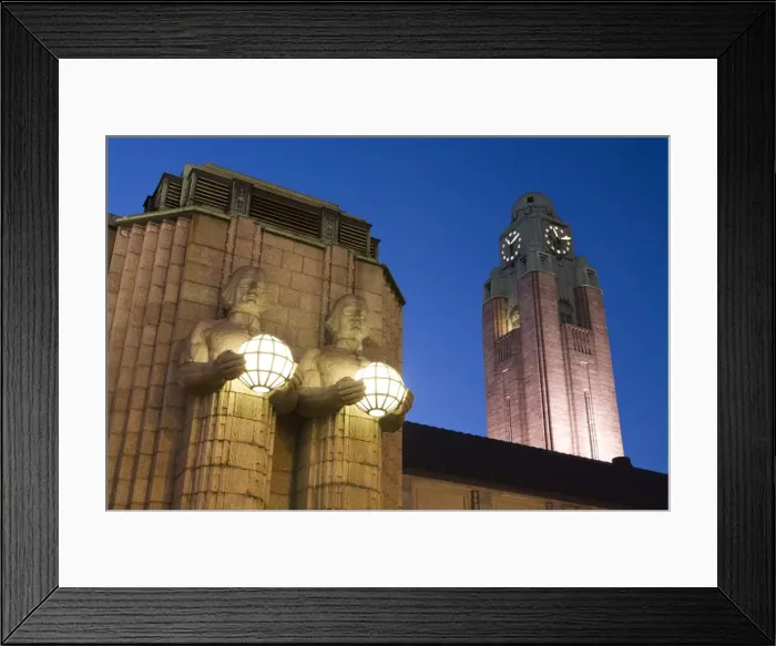 Framed Print : Train Station, Helsinki, Finland Framed Print : Train Station, Helsinki, Finland