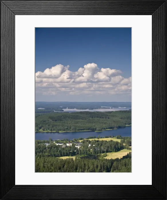 Framed Print : Lakes & Islands, Kuopio, Eastern Lakeland, Finland Framed Print : Lakes & Islands, Kuopio, Eastern Lakeland, Finland