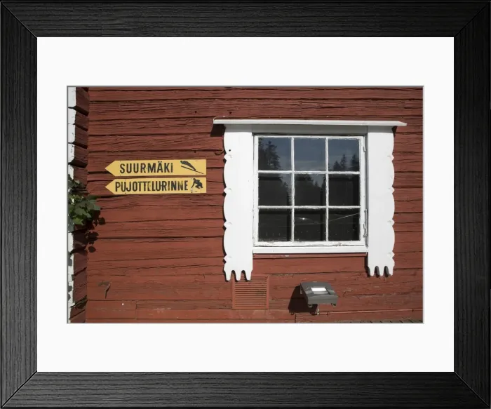 Framed Print : Building & Ski Jump Directions Framed Print : Building & Ski Jump Directions