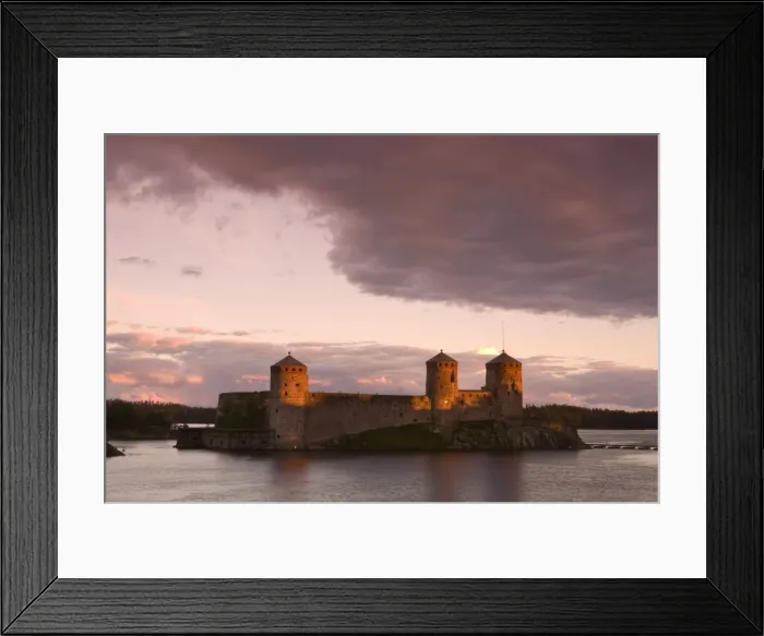 Framed Print : Olavinlinna Castle, Savonlinna, Eastern Finland, Finland Framed Print : Olavinlinna Castle, Savonlinna, Eastern Finland, Finland