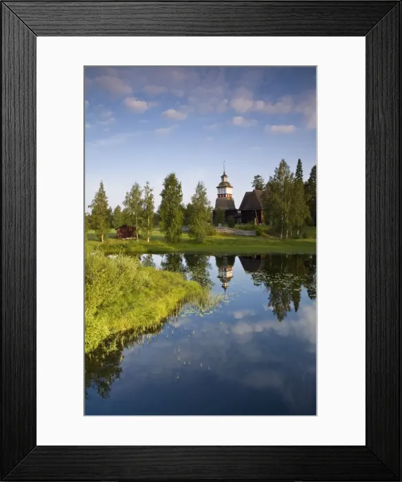 Framed Print : UNESCO Old Wooden Church