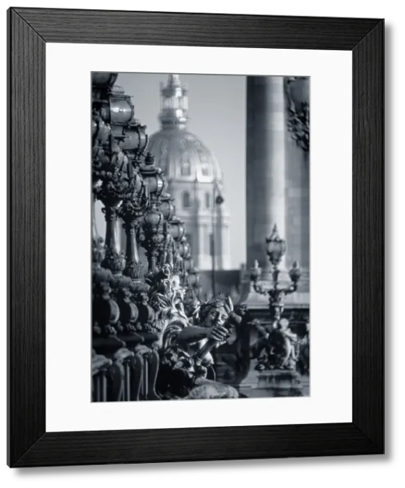 Framed Print : Pont Alexandre III, Paris, France Framed Print : Pont Alexandre III, Paris, France