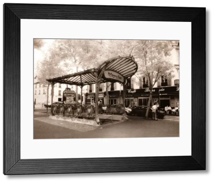 Framed Print : Abbesses Metro Framed Print : Abbesses Metro