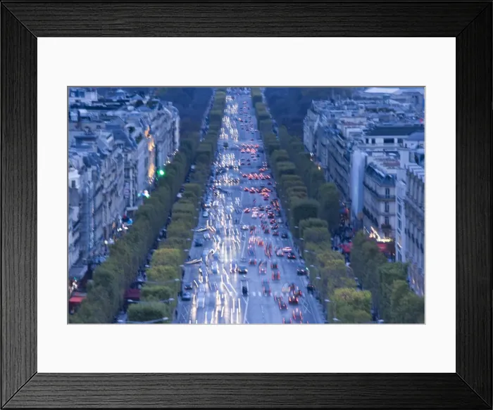 Framed Print : France, Paris, Champs Elysees view from the Arc de Triomphe Framed Print : France, Paris, Champs Elysees view from the Arc de Triomphe