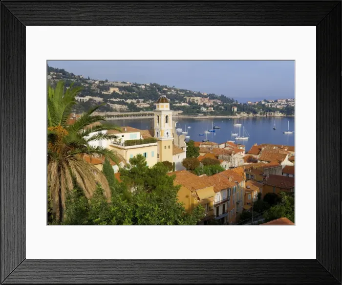 Framed Print : View over Villefranche Framed Print : View over Villefranche