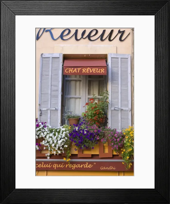 Framed Print : Restaurant Facade Framed Print : Restaurant Facade