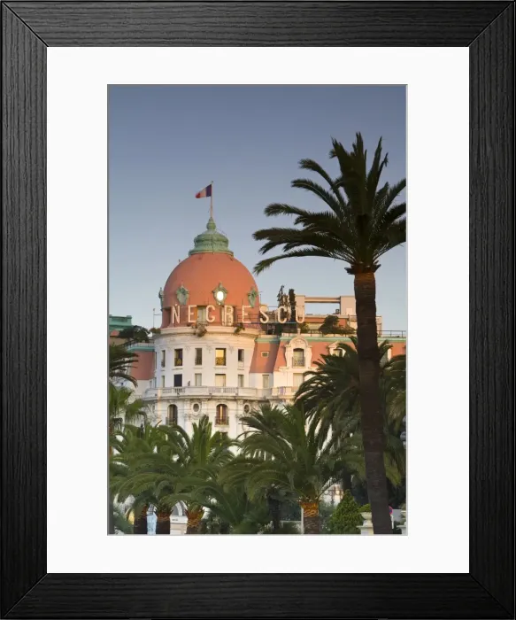Framed Print : Hotel Negresco Framed Print : Hotel Negresco