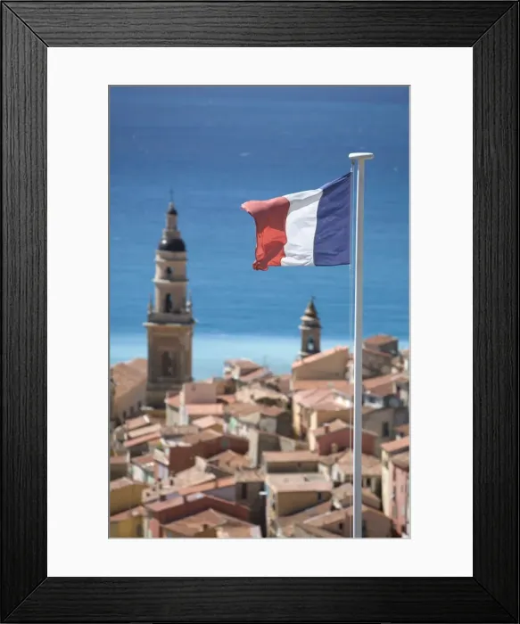 Framed Print : Menton, French Riviera Framed Print : Menton, French Riviera