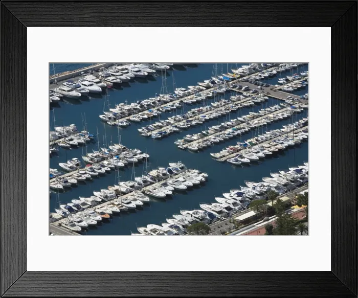 Framed Print : Harbour Overview Framed Print : Harbour Overview