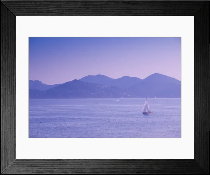 Framed Print : France, Provence-Alpes-Cote d Azur, Cannes, Sailing boat Framed Print : France, Provence-Alpes-Cote d Azur, Cannes, Sailing boat