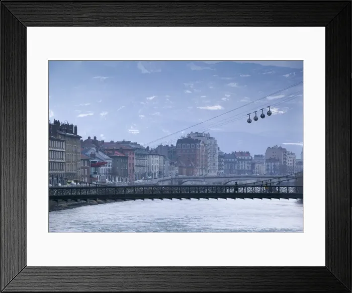 Framed Print : Cable Car, Grenoble, Isere, France Framed Print : Cable Car, Grenoble, Isere, France