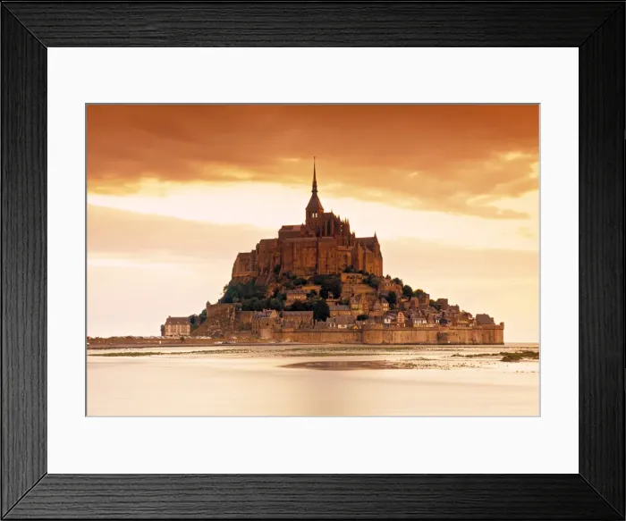 Framed Print : Mont St. Michel Framed Print : Mont St. Michel