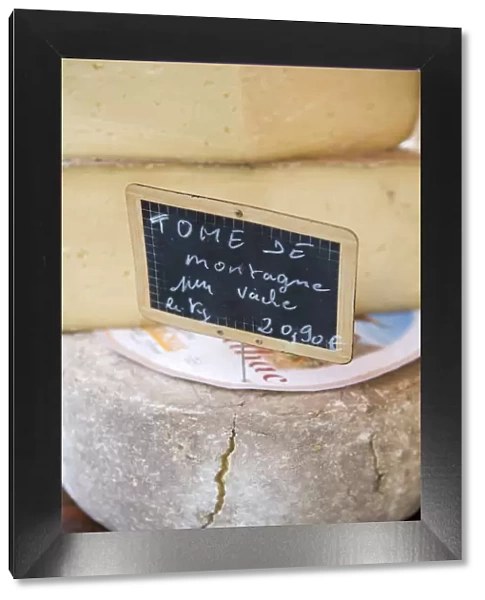 Cheese at Market, Sarlat, Dordogne, France, France