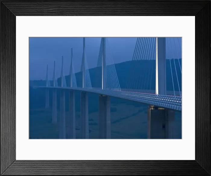 Framed Print : Bridge Millau