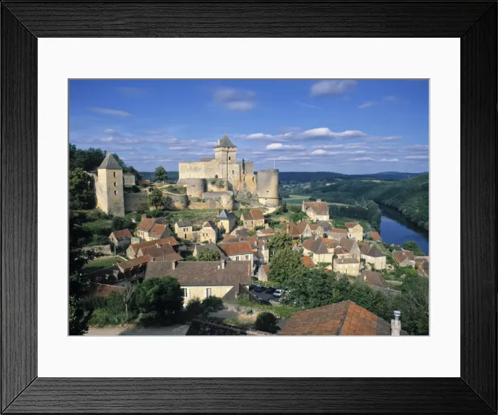Framed Print : Castlenaud castle Framed Print : Castlenaud castle
