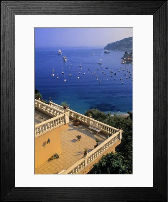 Framed Print : Villefrance-sur-Mer Framed Print : Villefrance-sur-Mer