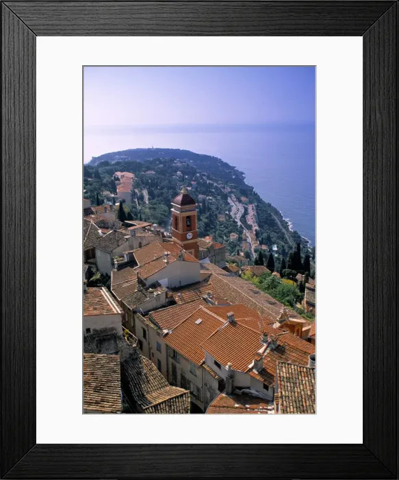 Framed Print : Roquebrune-Cap-Martin Framed Print : Roquebrune-Cap-Martin