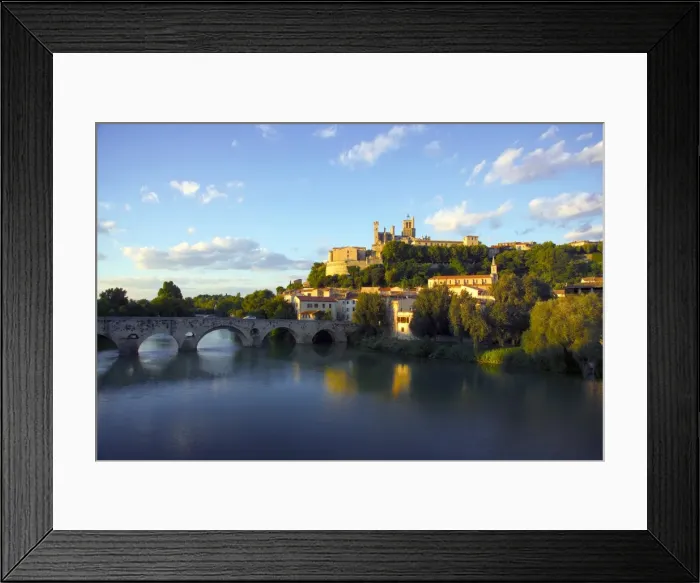 Framed Print : River Orb & Cathedrale St Nazaire Framed Print : River Orb & Cathedrale St Nazaire