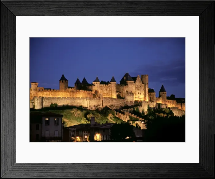 Framed Print : La Cite, Carcassonne Framed Print : La Cite, Carcassonne