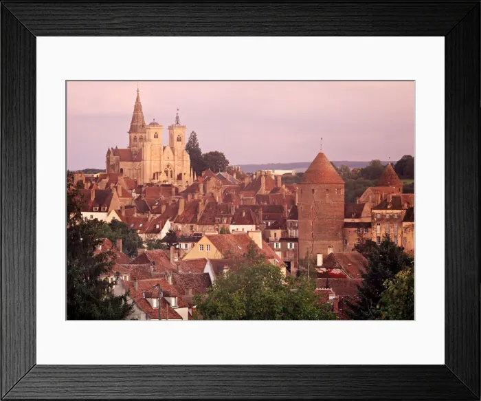 Framed Print : Semur-en-Auxois Framed Print : Semur-en-Auxois