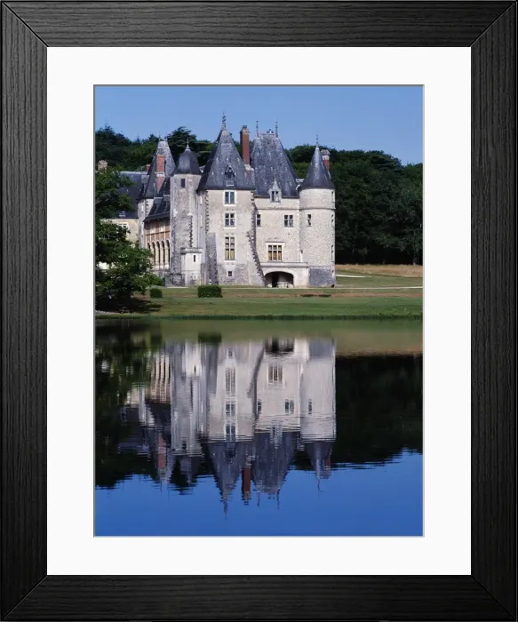Framed Print : Chateau de la Verrerie owned by the Vogue family in France