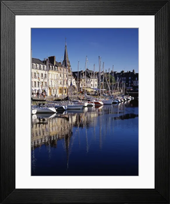 Framed Print : Sail Boats (Yachts) in the Vieux Bassin in Honfleur Framed Print : Sail Boats (Yachts) in the Vieux Bassin in Honfleur