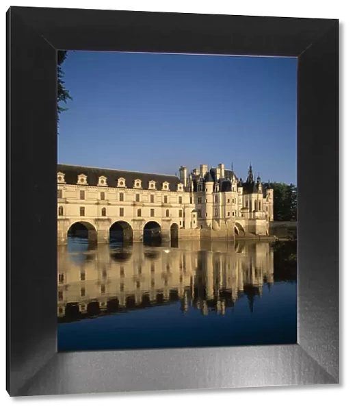 Chenonceau Castle & Cher River, Chenonceau, Loire Valley, France