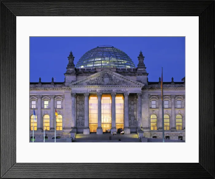 Framed Print : The Reichstag (Parliament) Framed Print : The Reichstag (Parliament)