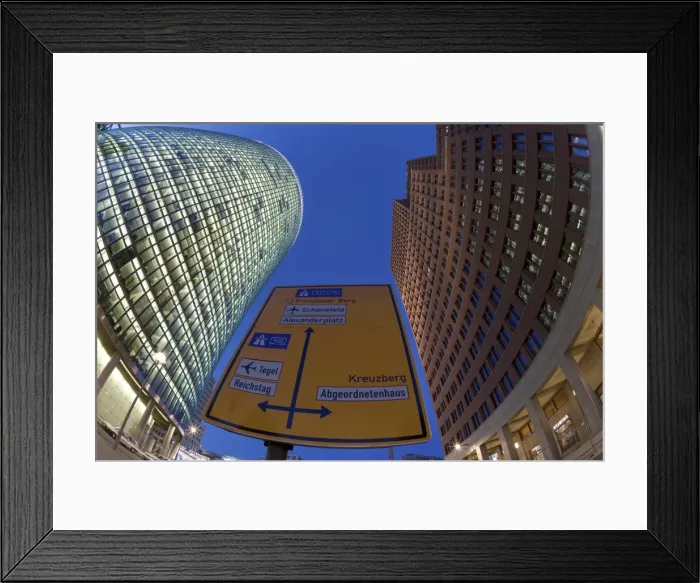 Framed Print : Potsdamer Platz, Berlin, Germany Framed Print : Potsdamer Platz, Berlin, Germany