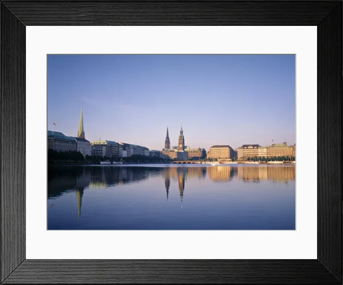 Framed Print : Elbe river