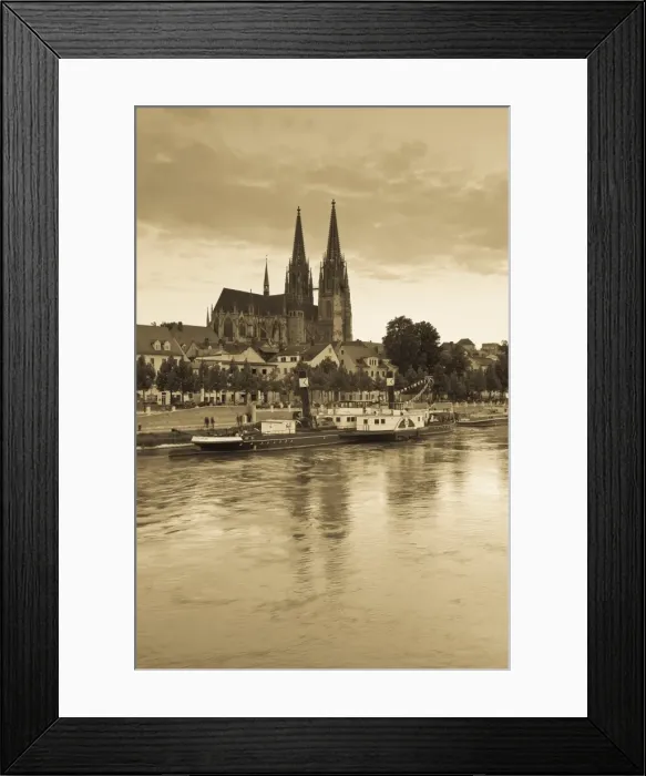 Framed Print : Germany, Bayern / Bavaria, Regensburg, Dom, St Framed Print : Germany, Bayern / Bavaria, Regensburg, Dom, St