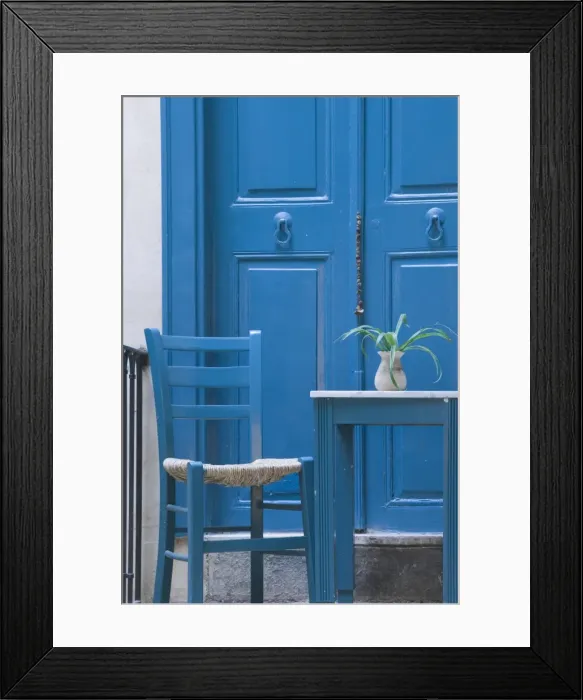 Framed Print : Blue Door, Venetian Quarter, Hania, Hania Province, Crete, Greece Framed Print : Blue Door, Venetian Quarter, Hania, Hania Province, Crete, Greece