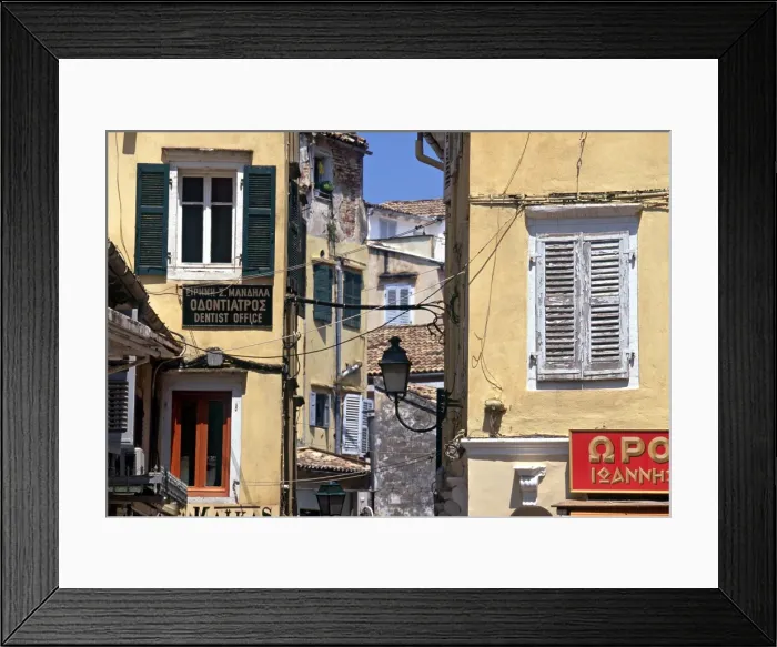 Framed Print : Corfu Town Framed Print : Corfu Town
