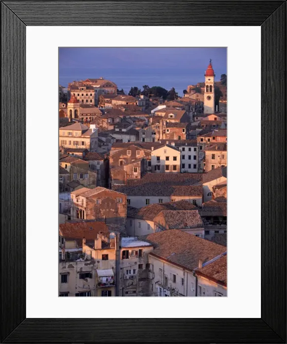 Framed Print : Corfu Town Framed Print : Corfu Town