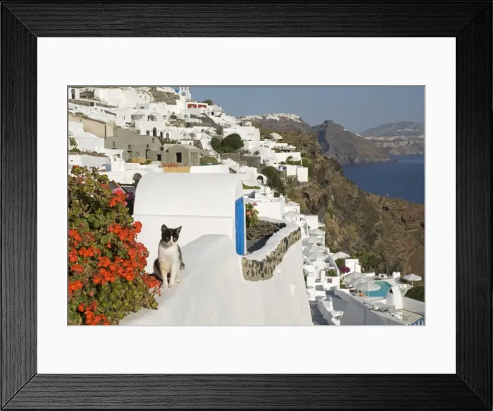 Framed Print : Greece, Santorini, Oia Framed Print : Greece, Santorini, Oia