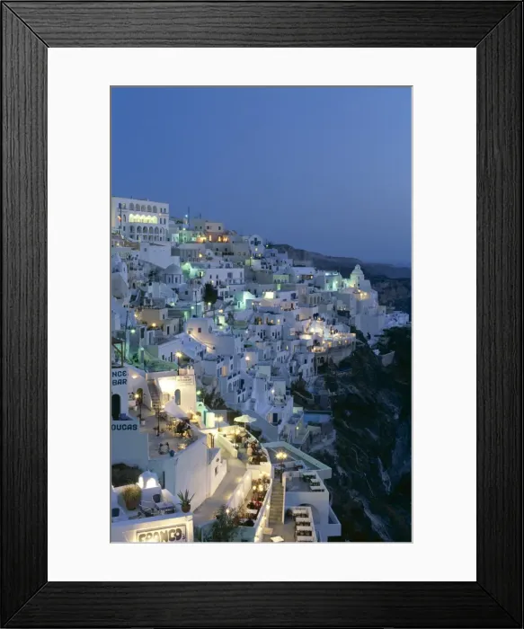 Framed Print : Thira (Fira), Santorini, Cyclades Islands, Greece Framed Print : Thira (Fira), Santorini, Cyclades Islands, Greece