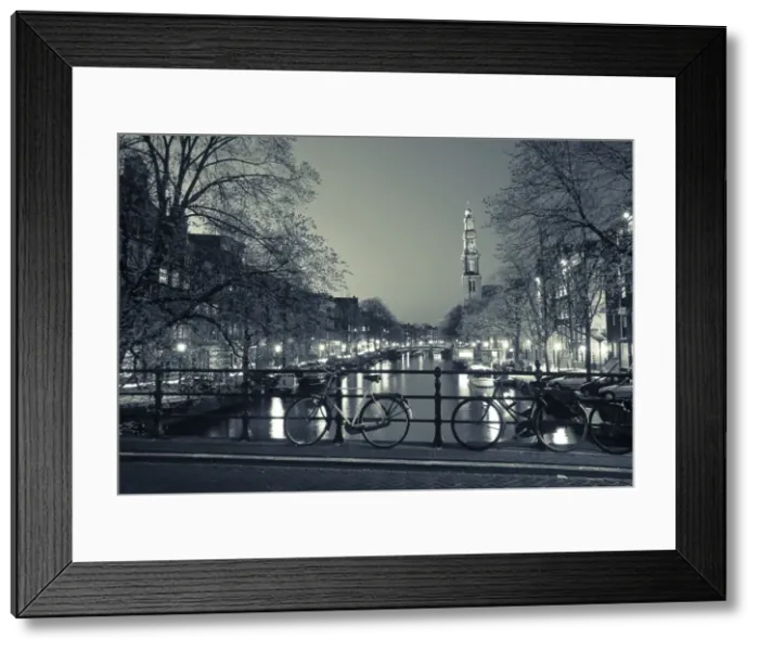 Framed Print : Prinsengracht & Wsterkerk, Amsterdam, Holland Framed Print : Prinsengracht & Wsterkerk, Amsterdam, Holland