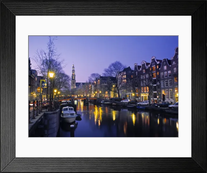 Framed Print : Prinsengracht Framed Print : Prinsengracht