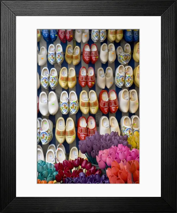 Framed Print : Souvenir clogs Framed Print : Souvenir clogs