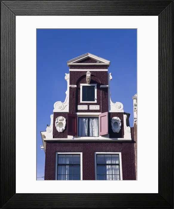 Framed Print : Holland, Amsterdam, traditional Gabled houses Framed Print : Holland, Amsterdam, traditional Gabled houses