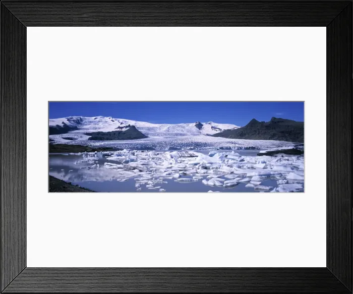 Framed Print : Fjallsjokull Glacier, Nr Framed Print : Fjallsjokull Glacier, Nr