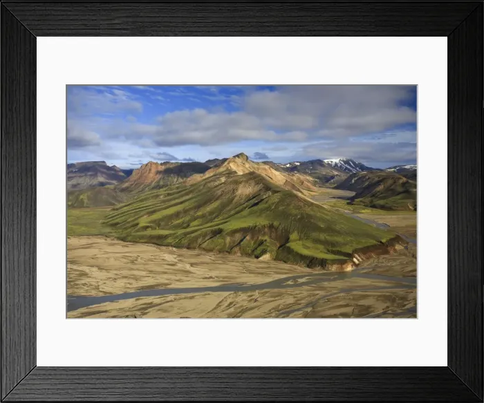 Framed Print : Mountain slopes Framed Print : Mountain slopes