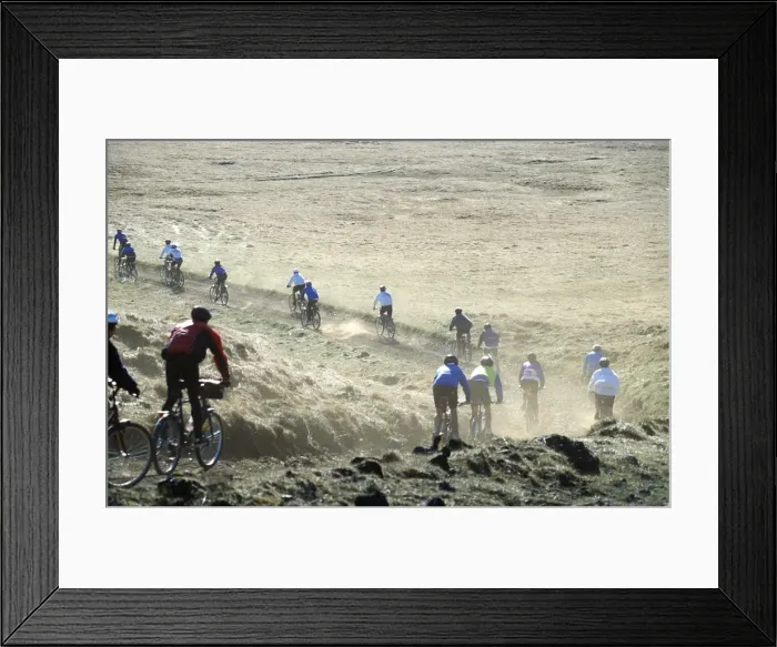 Framed Print : Off road cycling in Iceland Framed Print : Off road cycling in Iceland