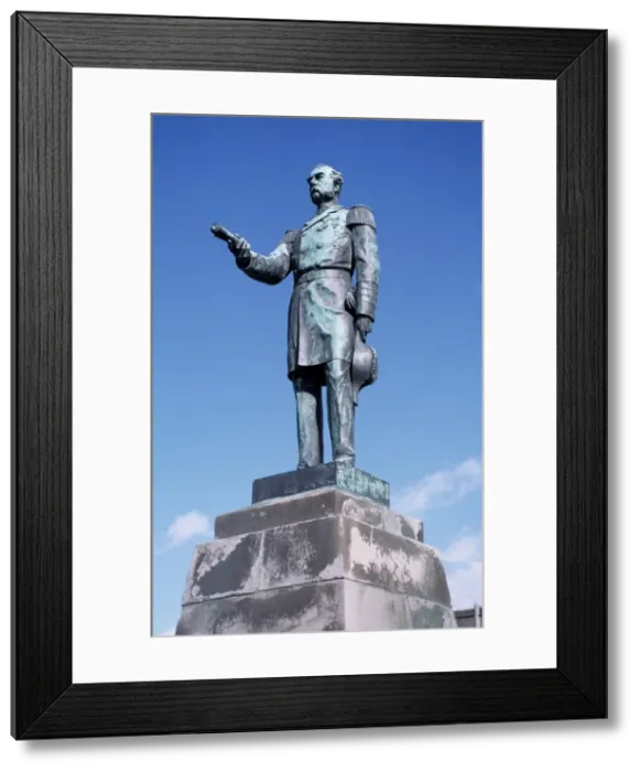 Framed Print : Statue of Danish King from when Iceland was a colony of Denmark Framed Print : Statue of Danish King from when Iceland was a colony of Denmark