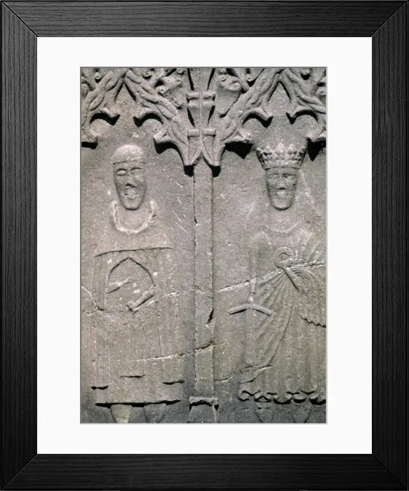Framed Print : Stone Carving, Sligo Abbey, Co