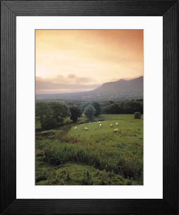 Framed Print : Ben Bulben, Yeats Country, Co Framed Print : Ben Bulben, Yeats Country, Co