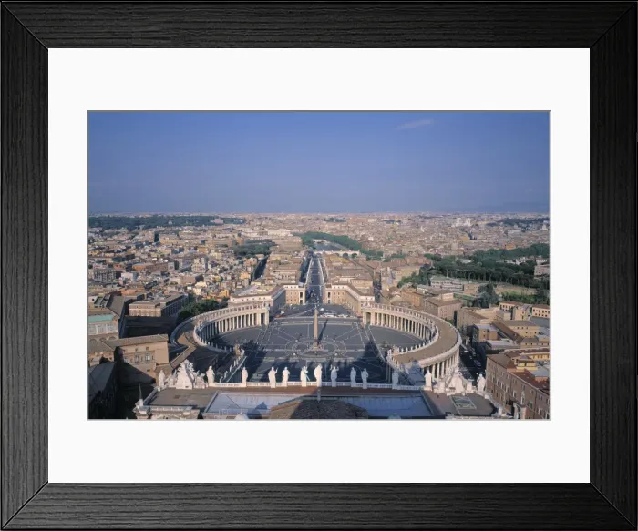 Framed Print : St. Peters Piazza Framed Print : St. Peters Piazza