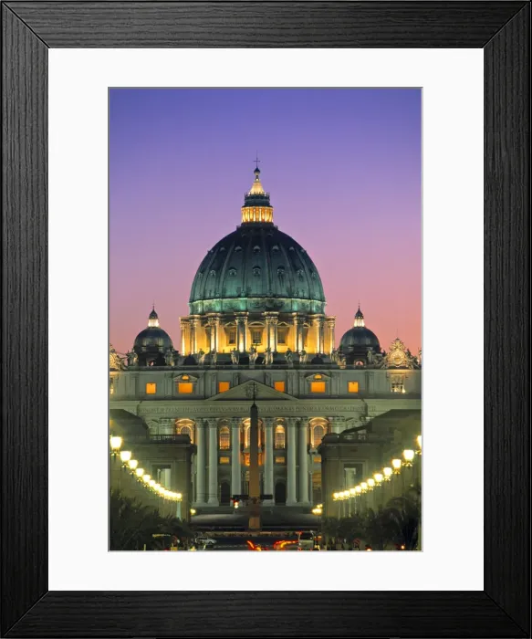 Framed Print : St. Peters Basilica Framed Print : St. Peters Basilica